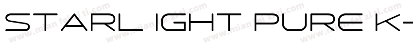 STARL IGHT PURE K字体转换